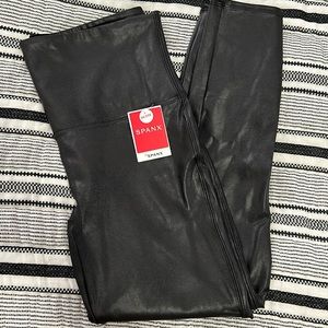 SPANX Faux Leather Leggings NWT XL Petite